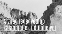 Egyedülálló Megközelíthetetlen Helyek – Webhelytervezési Inspiráció