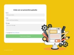 Progettazione Web Gratuita Per Compila Il Modulo E Attendi