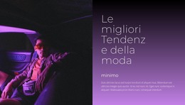 Il Viola È Il Top - Modello Web