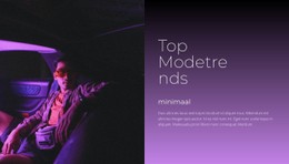 Paars Is Top Ontwerpsjabloon