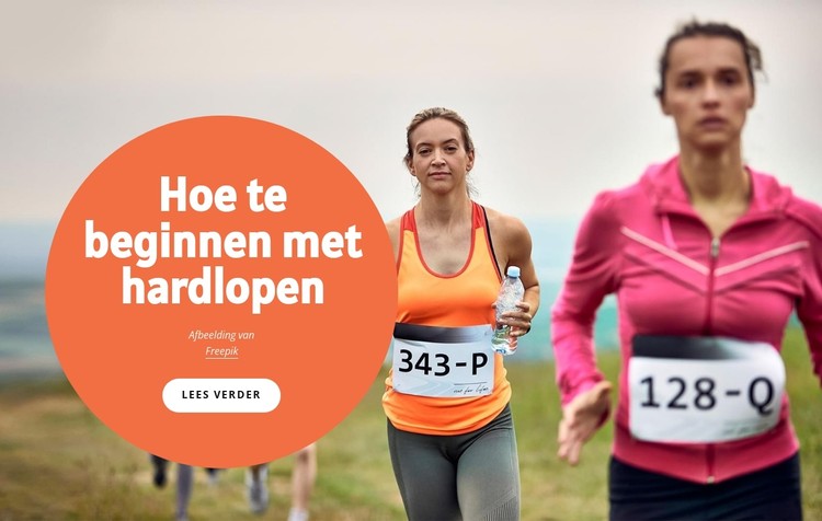 Drie dagen per week trainen CSS-sjabloon