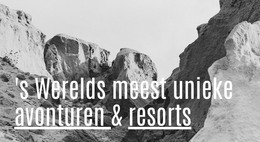 Unieke Ontoegankelijke Locaties - HTML-Sjablooncode