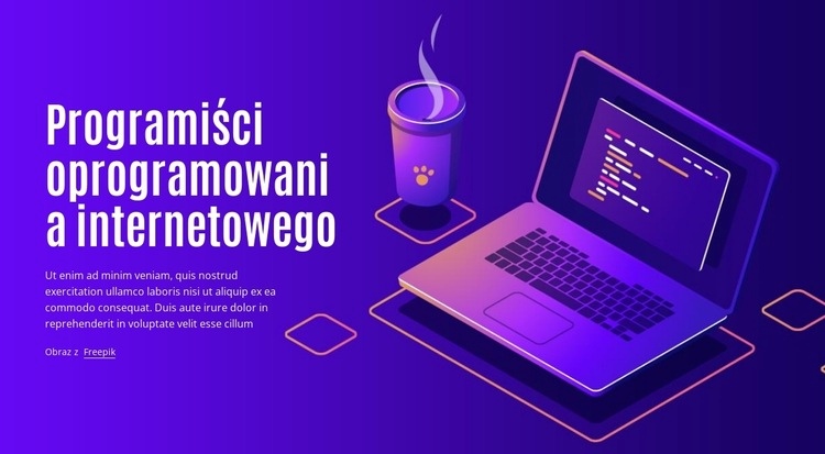 Deweloperzy udzielają porad Szablon HTML5