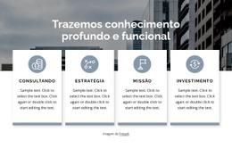 Construtor De Sites Multiuso Para Indústria De Consultoria