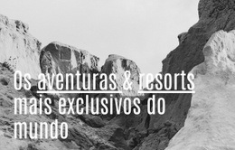 Locais Inacessíveis Exclusivos - Página De Destino Fácil De Usar