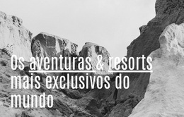 Locais Inacessíveis Exclusivos - Tema WordPress Pronto Para Usar