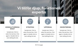 Konsultbranschen - Bästa Webbplatsmallen