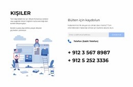 Aramalar Veya Mektuplar Için Çok Amaçlı Web Sitesi Oluşturucu