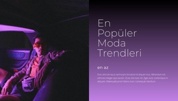 Mor En Üstte - Web Sitesi Oluşturucu Şablonu