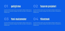 Dört Kalıcı Yön - Duyarlı WordPress Teması