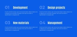 Four Permanent Directions Web Page Design