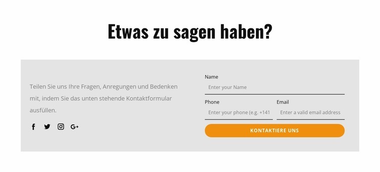 Treten Sie unserer aktiven Community bei Vorlage