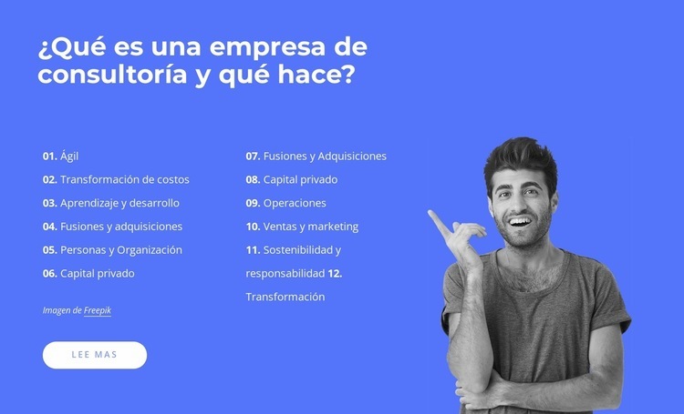 Asesoramiento profesional, orientación y soluciones prácticas. Creador de sitios web HTML