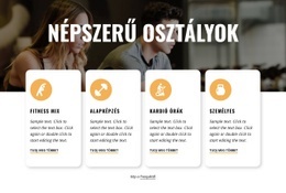 Élő Órák - Egyszerű Webhelysablon