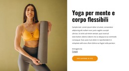HTML Reattivo Per Yoga Per Mente E Corpo Flessibili