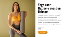 Yoga Voor Een Flexibele Geest En Lichaam
