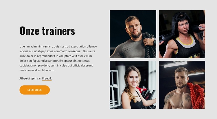 Sportclub team WordPress-thema