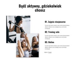 Trening W Pomieszczeniu, Na Zewnątrz I Online - HTML Page Creator