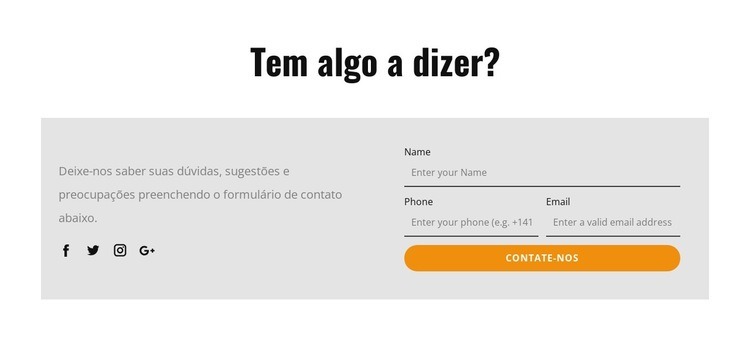 Junte-se à nossa comunidade ativa Design do site