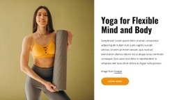 Yoga För Flexibelt Sinne Och Kropp