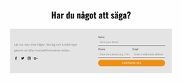 Kontaktformulär