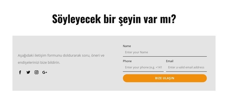 Aktif topluluğumuza katılın HTML5 Şablonu