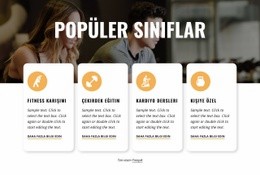 Canlı Dersler - Web Sitesi Tasarımı Ilhamı