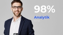 Bester Analytiker - Vorlagen Website-Design