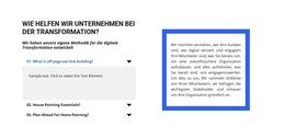 Kurze Liste Mit Fragen – Fertiges Website-Design