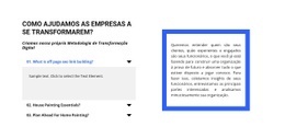 Pequena Lista De Perguntas - Design Do Site