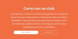 Página De Inicio Del Sitio Web Para Título, Texto Y Dos Botones