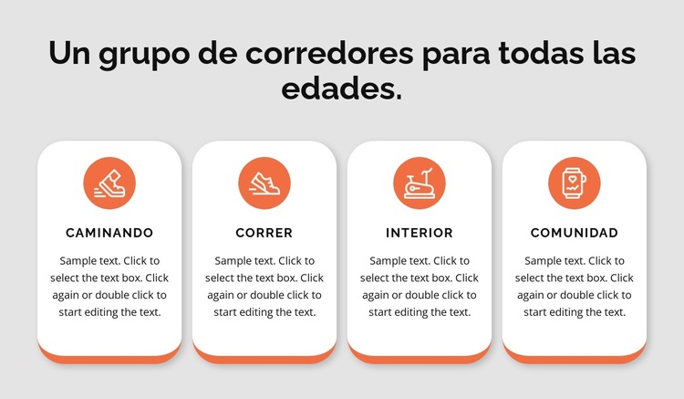 caminar y correr Tema de WordPress