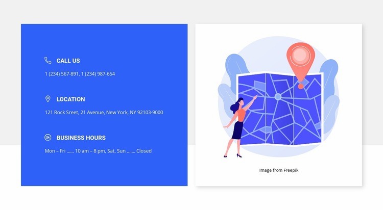 Call for a meeting Homepage Design