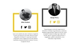 Két Különböző Vélemény - HTML Oldalsablon