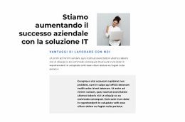 Modello Di Una Pagina Per Ci Mettiamo Al Lavoro