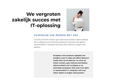 We Gaan Aan Het Werk - Beste HTML-Sjabloon