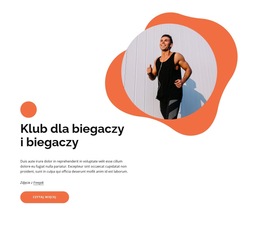 Klub Dla Biegaczy - Responsywny Szablon Strony Internetowej