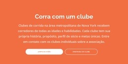 Criador De Sites Para Título, Texto E Dois Botões