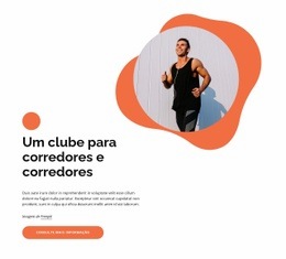 Um Clube Para Corredores - HTML Template Builder