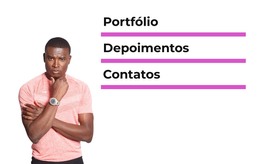 Conheça O Candidato – Modelo Totalmente Responsivo
