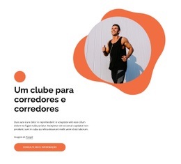 Modelo HTML5 Premium Para Um Clube Para Corredores