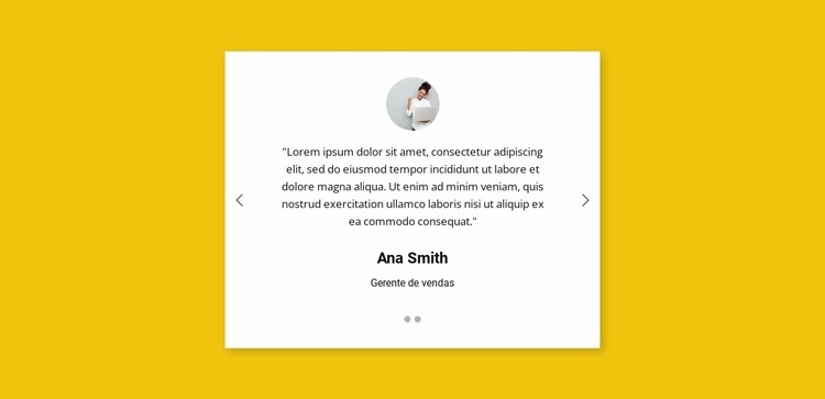 Duas revisões no controle deslizante Landing Page