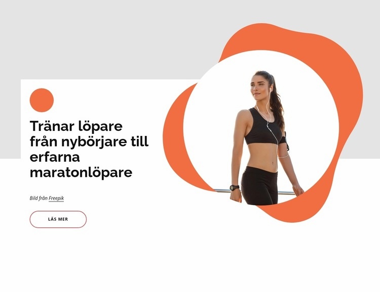 Löpargemenskap Hemsidedesign