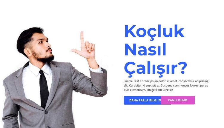 Bu kurs nasıl çalışır? HTML Şablonu