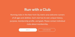 Headline, Text And Two Buttons - Mobile Website Template