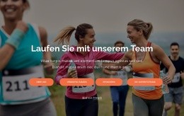 Gebrauchsfertiger Website-Builder Für Laufclub In New York