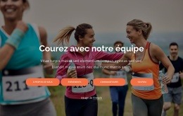 Club De Course À Pied À New York – Modèle HTML5 Facile À Utiliser