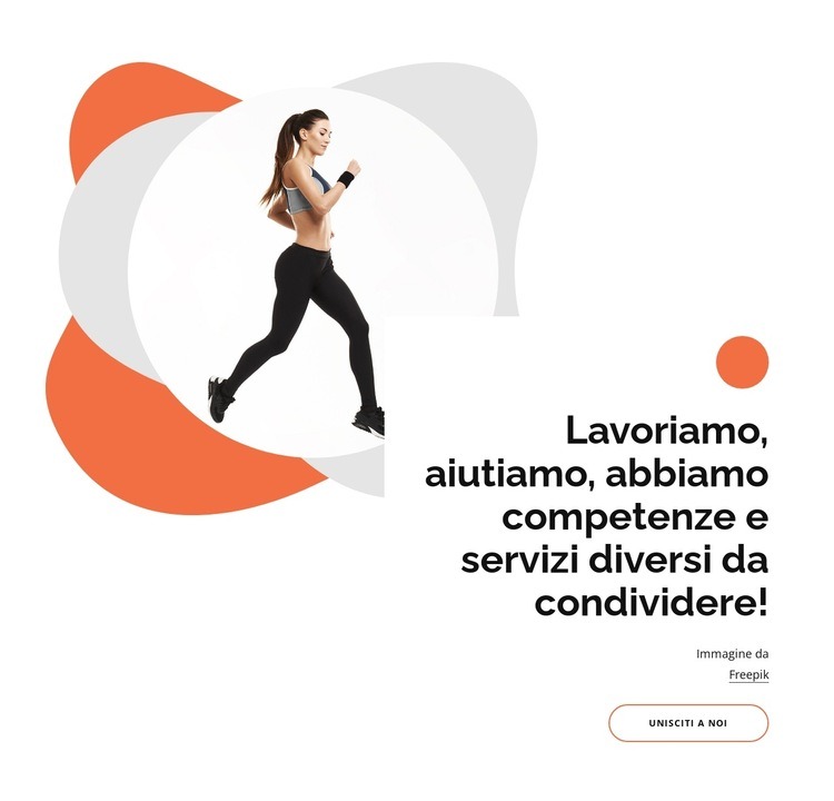 Abbiamo competenze diverse Modelli di Website Builder