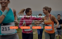 Platformsjabloon Lanceren Voor Hardloopclub In New York