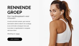 Wij Bieden Runs Voor Iedereen - Website-Ontwerpsjabloon